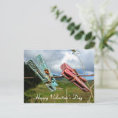 Valentinstag Postkarte (Stehend Vorderseite)