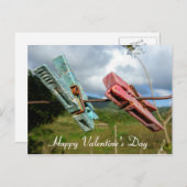 Valentinstag Postkarte (Vorne/Hinten)