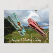 Valentinstag Postkarte (Vorderseite)