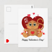 Valentinstag Postkarte (Vorne/Hinten)