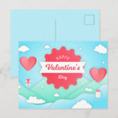 Valentinstag Postkarte (Vorne/Hinten)