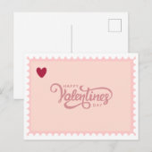 Valentinstag Postkarte (Vorne/Hinten)