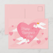 Valentinstag Postkarte (Vorne/Hinten)