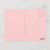Valentinstag Postkarte (Rückseite)