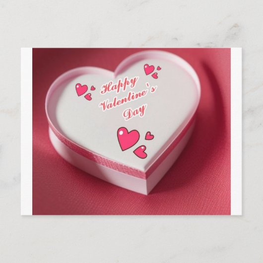 Valentinstag Postkarte (Vorderseite)