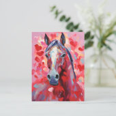 Valentinstag Postkarte (Stehend Vorderseite)