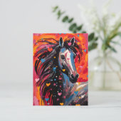 Valentinstag Postkarte (Stehend Vorderseite)