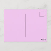 Valentinstag Postkarte (Rückseite)