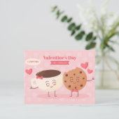 Valentinstag Postkarte (Stehend Vorderseite)