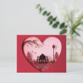 Valentinstag Postkarte (Stehend Vorderseite)