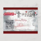 Valentinstag Postkarte (Vorderseite)