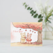 Valentinstag Postkarte (Stehend Vorderseite)
