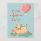 Valentinstag Postkarte (Vorderseite)