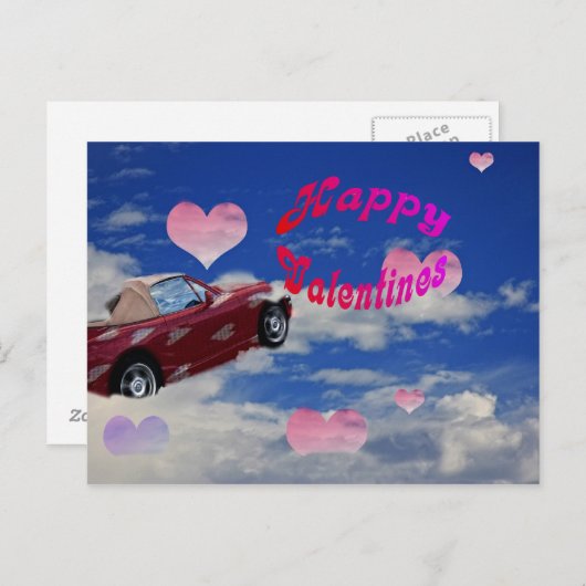 Valentinstag, Postkarte (Vorne/Hinten)