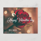 Valentinstag Postkarte (Vorderseite)