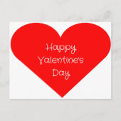 Valentinstag Postkarte (Vorderseite)