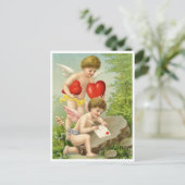 Valentinstag Postkarte (Stehend Vorderseite)