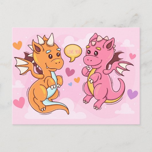 Valentinstag Postkarte (Vorderseite)