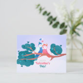 Valentinstag Postkarte (Stehend Vorderseite)
