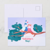 Valentinstag Postkarte (Vorne/Hinten)