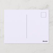 Valentinstag Postkarte (Rückseite)