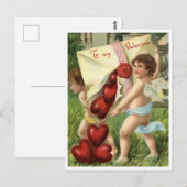Valentinstag Postkarte (Vorne/Hinten)