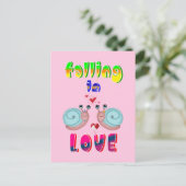 Valentinstag Postkarte (Stehend Vorderseite)