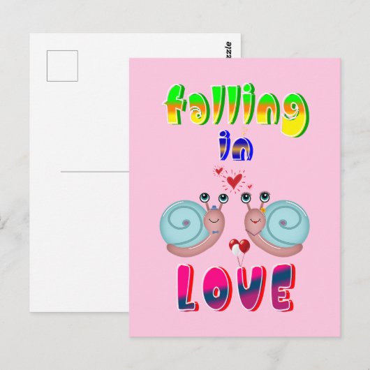 Valentinstag Postkarte (Vorne/Hinten)