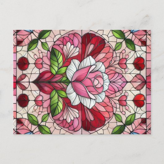 Valentinstag Postkarte (Vorderseite)