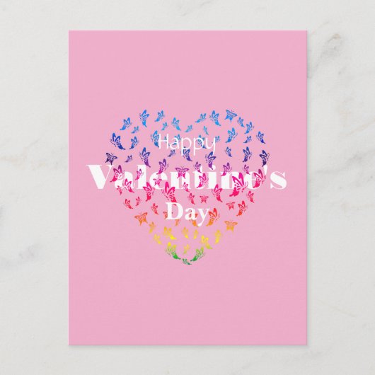 Valentinstag Postkarte (Vorderseite)