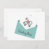 Valentinstag Postkarte (Vorne/Hinten)