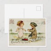 Valentinstag Postkarte (Vorne/Hinten)
