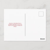 Valentinstag-Postkarte des Cupid Postkarte (Rückseite)