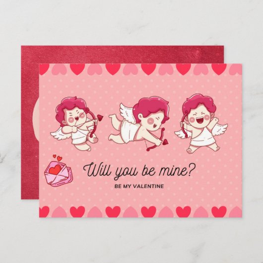 Valentinstag Postkarte - Eine besondere Liebe (Vorne/Hinten)