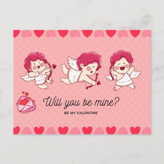 Valentinstag Postkarte - Eine besondere Liebe (Vorderseite)