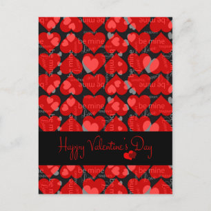 Valentinstag-Postkarte Feiertagspostkarte