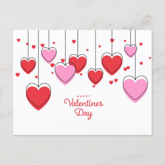 Valentinstag Postkarte - Herzrhythmusstörungen