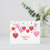 Valentinstag Postkarte - Herzrhythmusstörungen (Stehend Vorderseite)