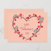 Valentinstag Postkarte - HVD (Vorne/Hinten)