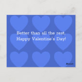 Valentinstag Postkarte mit Herzen von Jo Images (Rückseite)