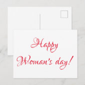 Valentinstag-Postkarte Postkarte (Vorne/Hinten)