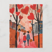 Valentinstag Postkarte - Rundgang Kunstgiesserei (Vorderseite)