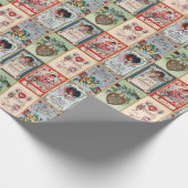 Valentinstag Postkarten Vintag Retro Geschenkpapier (Ecke)