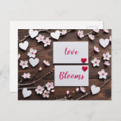 Valentinstag, Postüberquerung Postkarte (Vorne/Hinten)