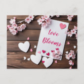 Valentinstag, Postüberquerung Postkarte (Vorderseite)