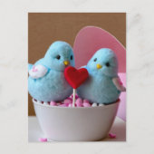 Valentinstag, Postüberquerung Postkarte (Vorderseite)