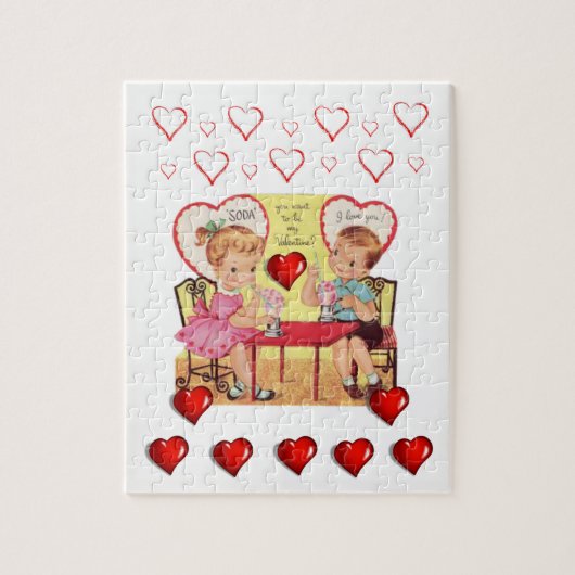 Valentinstag Puzzle (Vertikal)