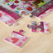 Valentinstag Puzzle Collage (Seite)