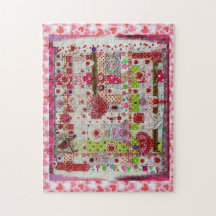 Valentinstag Puzzle Collage