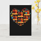 Valentinstag-Quilting-Näh-Handarbeitskleidung für  Karte (Gelbe Blume)